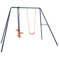 Huśtawka z 3 siedziskami, stalowa
