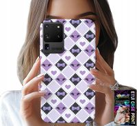 ETUI DO SAMSUNG GALAXY S20 Ultra - MODNE SERCA KOKARDKI KOKARDA + FOLIA