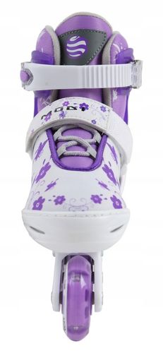 Rolki SAPHIRE 2 regulowan kauczuk 34-37 LED Świecą na Arena.pl