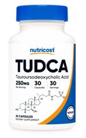 NUTRICOST TUDCA 250 mg - Kwas tauroursodeoksycholowy (30 kaps.)
