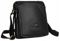 listonoszka męska ze skóry naturalnej — peterson