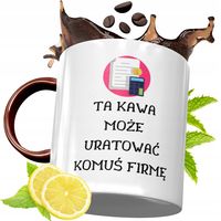 Kubek Bordowy Dla Księgowego Na Urodziny Prezent Z Nadrukiem Ze Zdjęciem