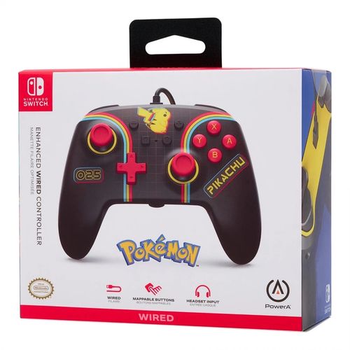Gamepad PowerA Enhanced Pikachu Arcade do Nintendo na Arena.pl