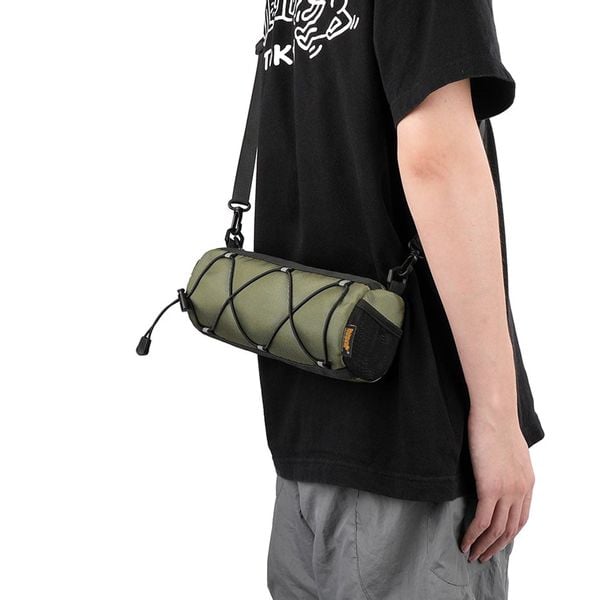 Torba na kierownicę rowerową 2.4L Szary zdjęcie 6