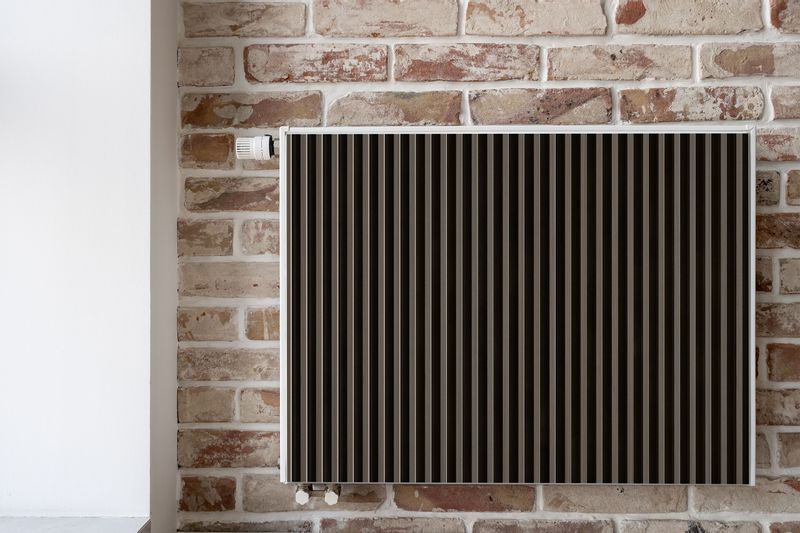 Mata MAGNETYCZNA Na Kaloryfer Imitacja Drewna LAMELE 3D 90cm x 60cm zdjęcie 6