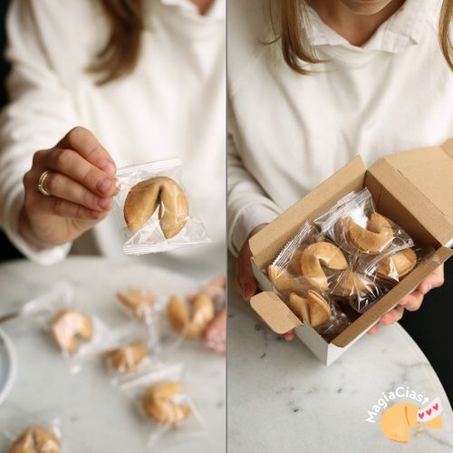 Ciasteczka z Wróżbą Podziękowanie dla gości Dziękujemy za Przybycie 50 szt na Arena.pl