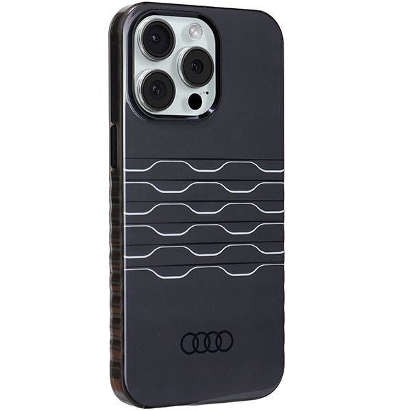 Etui Audi do iPhone 15 Pro Max, Czarny, MagSafe zdjęcie 6