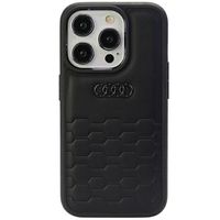 Audi GT Synthetic Leather iPhone 15 Pro 6.1"czarny/black hardcase
