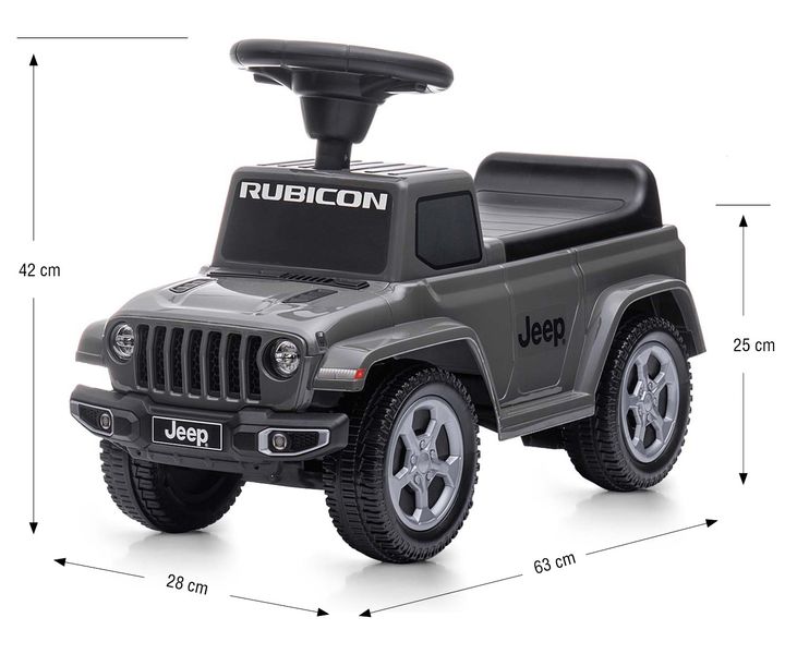 MILLY MALLY Pojazd Jeep Rubicon Gladiator grey zdjęcie 5