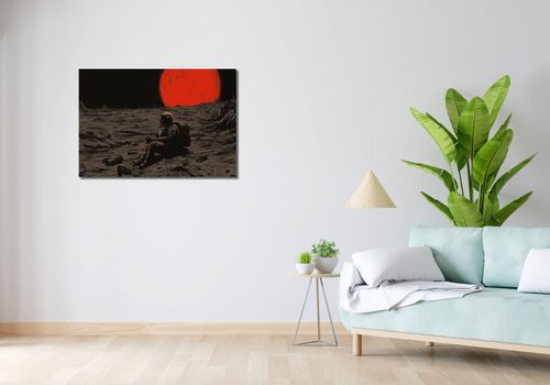 Obraz 90x60cm Samotność w Kosmosie na Arena.pl