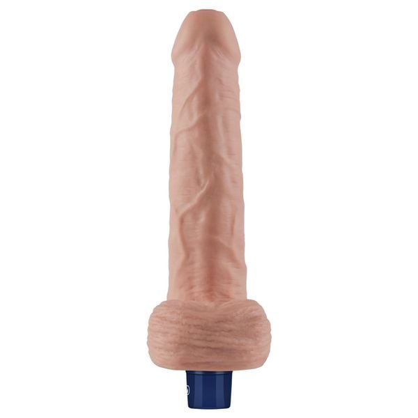 9" Real Softee Rechargeable Tpe Vibrating Dildo(Flesh) zdjęcie 7