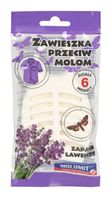 ZAWIESZKA PRZECIW MOLOM DZIAŁA 6 MIESIĘCY  ZAPACH LAWENDOWY