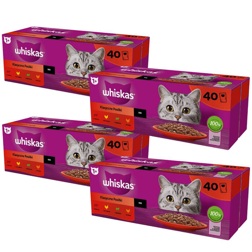 WHISKAS MOKRA KARMA DLA KOTA MIX SMAKÓW W SOSIE 160X85G na Arena.pl