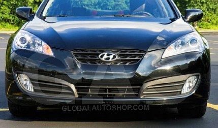 Hyundai Genesis Coupe -Chromowane Listwy Grill Chrom Atrapy Zderzaka Tuning zdjęcie 4