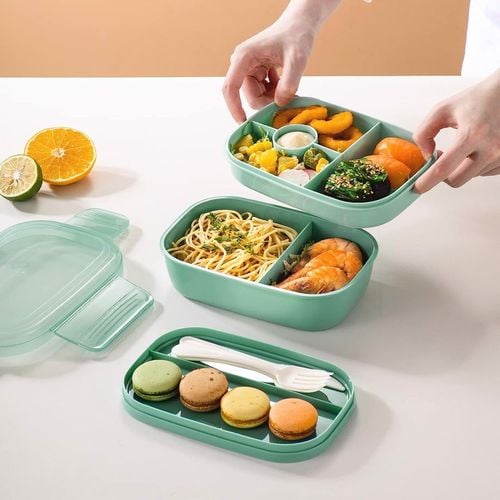Lunchbox 5 przegródek 1900ML Zielony na Arena.pl