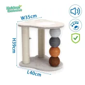 Nobleza Exclusive dwupoziomowy drapak-legowisko dla kota zapewniający wygodę i zabawę
