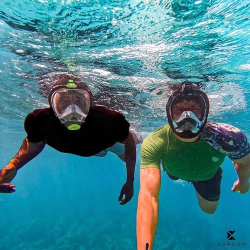 MASKA DO NURKOWANIA PŁYWANIA NIE PARUJE GoPro PEŁNOTWARZOWA Z RURKĄ L/XL na Arena.pl