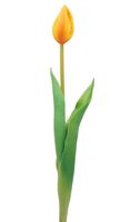 TULIPANY SILIKONOWE jak ŻYWE 40cm TULIPAN ŻÓŁTY POMARAŃCZOWY