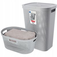Curver 231008 kosz na bieliznę Infinity 60L, jasny
