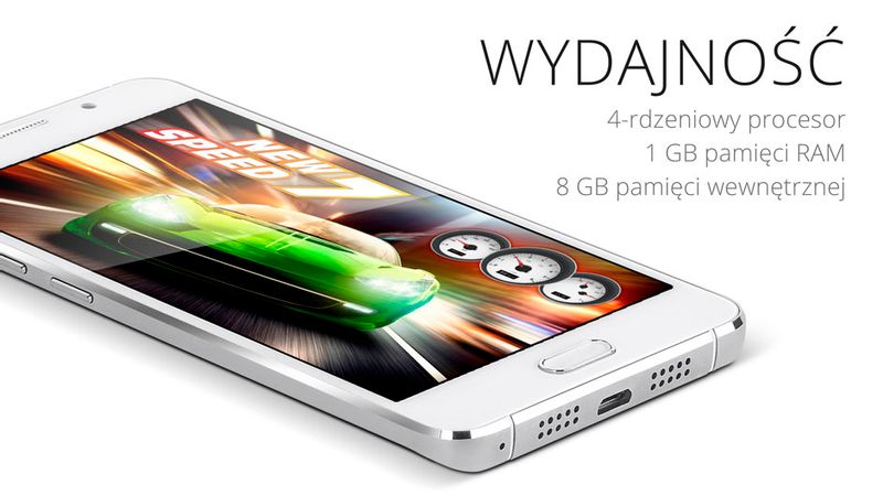 KM0437-G Smartfon Kruger&Matz MOVE 6 złoty zdjęcie 7