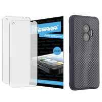 folia do hammer blade v 5g - 6.59" ochronna + etui silikonowe czarne tpu