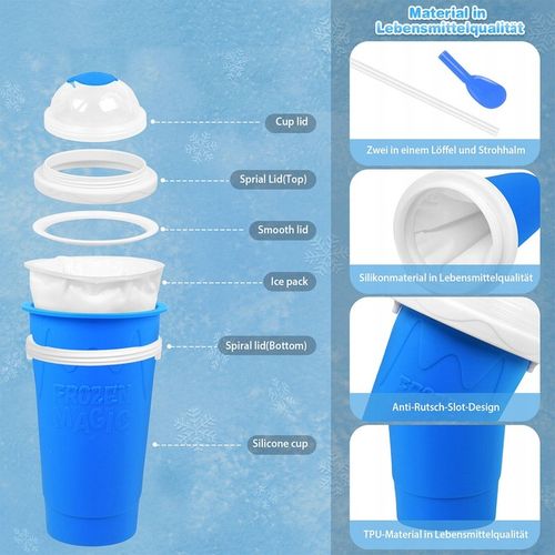 KUBEK DO ROBIENIA LODÓW SORBETÓW SLUSHY GRANITY 330ML na Arena.pl