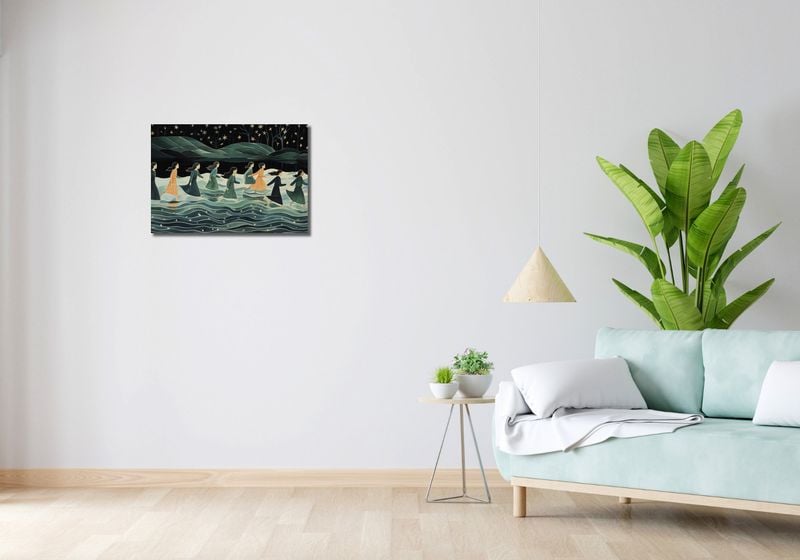 Obraz 60x40cm Nocna Procesja zdjęcie 2