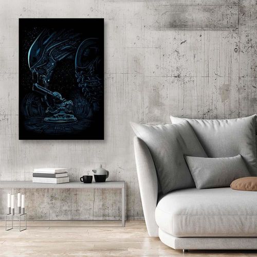 Obraz na płótnie – Canvas, Kosmiczny potwór 70x100 na Arena.pl