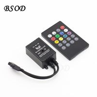 KONTROLER MUZYKI STEROWNIK DO TAŚM RGB+PILOT W-WA