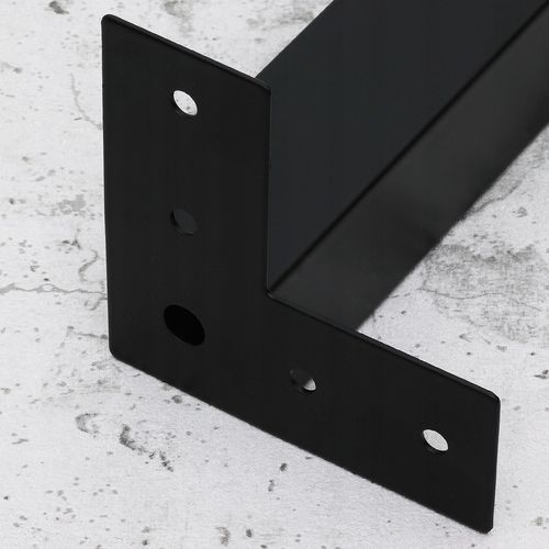 4x NÓŻKA MEBLOWA CZARNA NÓŻKA METALOWA DO SZAFKI NOGI DO SOFY LOFT na Arena.pl