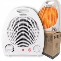 TERMOWENTYLATOR GRZEJNIK FARELKA ELEKTRYCZNA TERMOSTAT 2000W MAŁA