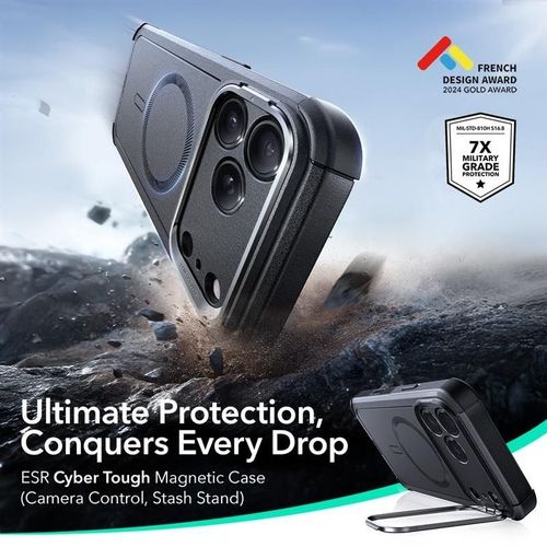 ESR CYBER KICKSTAND MAGSAFE IPHONE 17 PRO BLACK na Arena.pl
