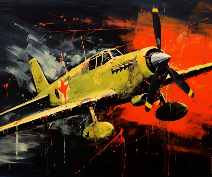 Plakat 60x50cm Barwny Przelot zdjęcie 1