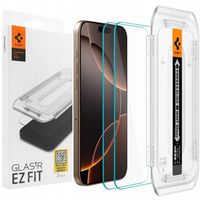 SZKŁO HARTOWANE SPIGEN EZ FIT DO iPhone 16 Pro Max, SZYBKA do Etui 2szt
