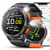 SMARTWATCH MĘSKI GPS MENU POLSKIE WODOODPORNY SPORT ROZMOWY SMART WATCH PL