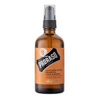 PRORASO Olejek do Brody Wood & Spice, Barber Size, 100ml