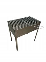 MANGAL GRILL WĘGLOWY SKŁADANY NA 8 SZAMPURY Z RUSZTEM