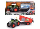 farm traktor z przyczepą 26cm 0654
