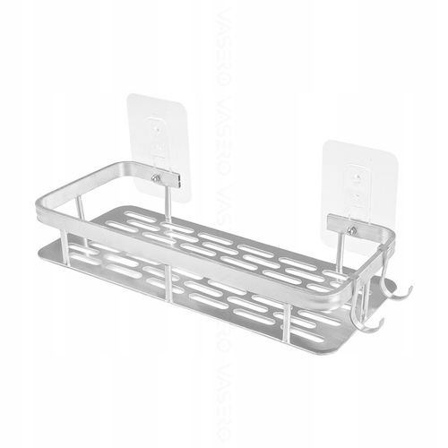 2x PÓŁKA POD PRYSZNIC wisząca samoprzylepna ścienna do łazienki prysznic na Arena.pl