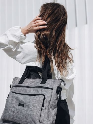 Torba damska duża torebka shopper szara pojemna z paskiem na ramię ZAGATTO na Arena.pl