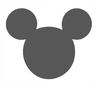 Zawieszka MYSZKA dekor ozdoba ażurowa sztywna szar