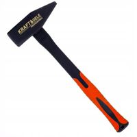 Młotek maszynowy 1,0 kg – ergonomiczny uchwyt fiberglass, 33cm - Kraft&Dele