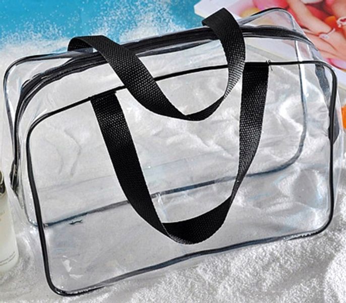 Zestaw kosmetyczka torba 3w1 przeźroczysta pojemna  E11 zdjęcie 6