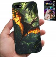 ETUI DO HUAWEI Y5 2018 - DINO DINOZAUR PTERODAKTYL FUTERAŁ PLECKI