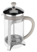 Zaparzacz tłokowy szklany do kawy herbaty ziół 600 ml stal nierdzewna