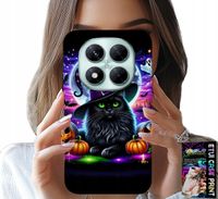 ETUI DO XIAOMI NOTE 14 PRO+ 5G - CZARNY KOTEK HALLOWEEN SALEM DYNIA WZORY