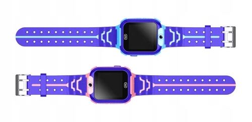 Zegarek dziecięcy / MK-Tech / GPS / smartwatch / lokalizator / fioletowy na Arena.pl