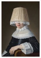Plakat cyfrowy do wydruku portret lampa