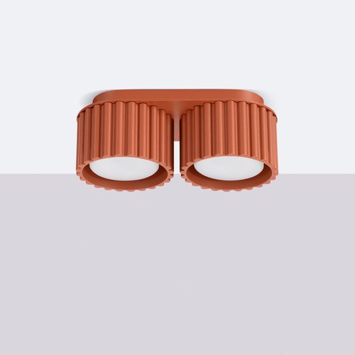 Plafon AURA 2 ochra czerwona Gx53 na Arena.pl