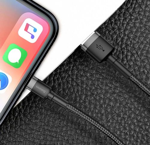 Kabel do Iphone 1m 12 11 X 8 7 BASEUS mocny oplot na Arena.pl